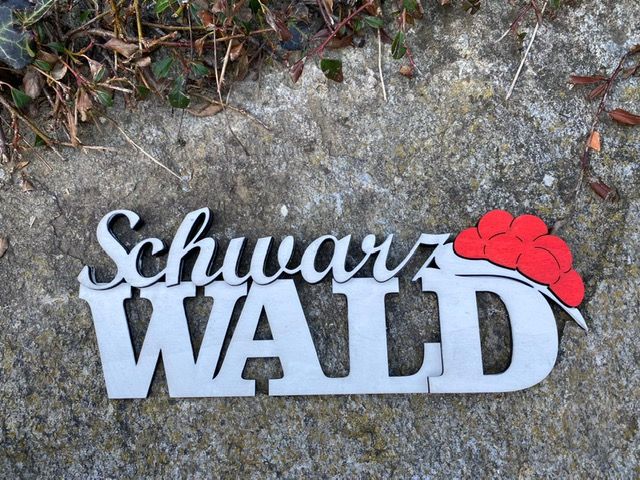 Schwarzwald Schriftzug Schwarzwald Schriftzug