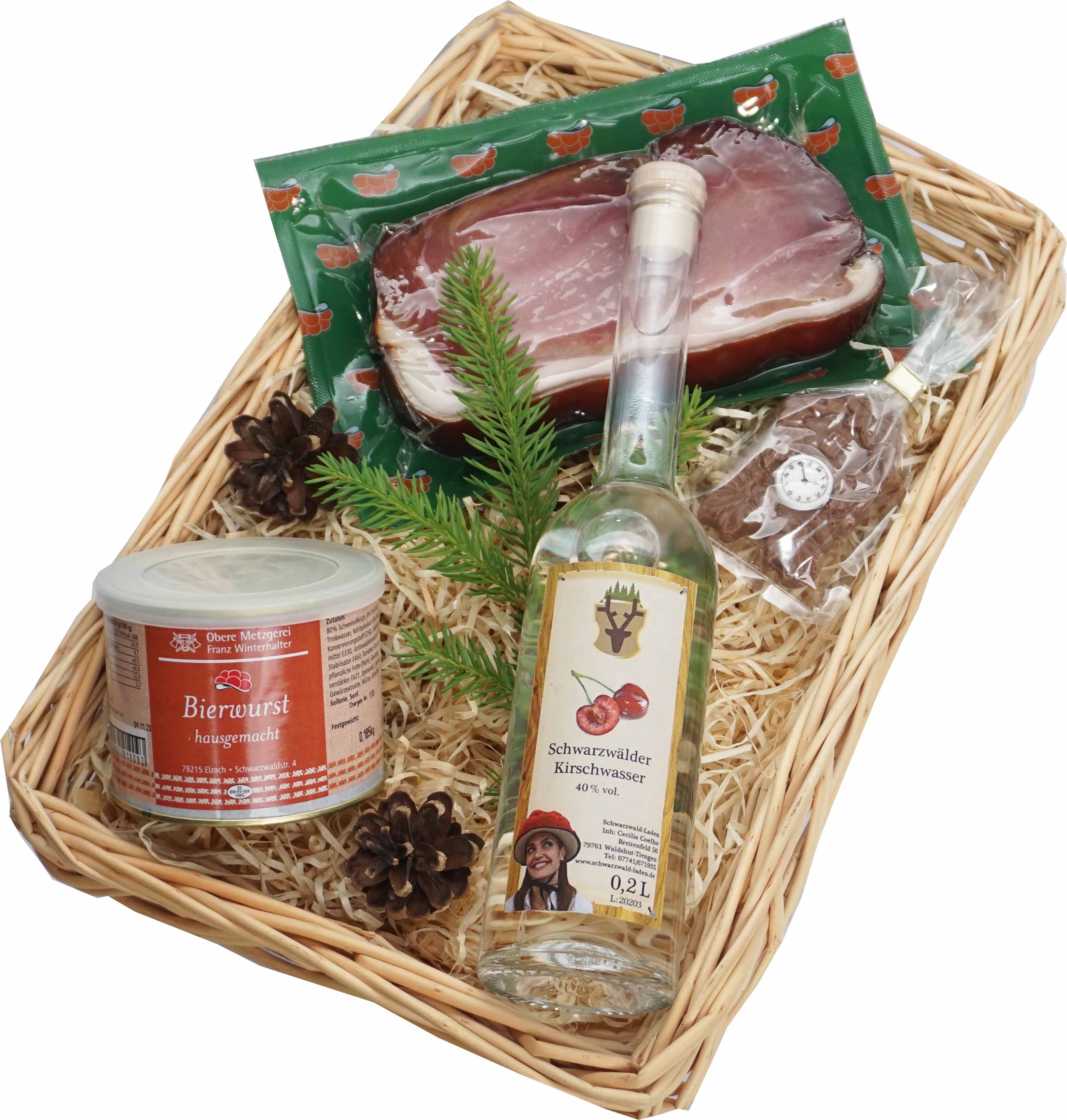 Geschenkkorb "Kleine Freude aus dem Schwarzwald " Geschenkkorb "Kleine Freude aus dem Schwarzwald "
