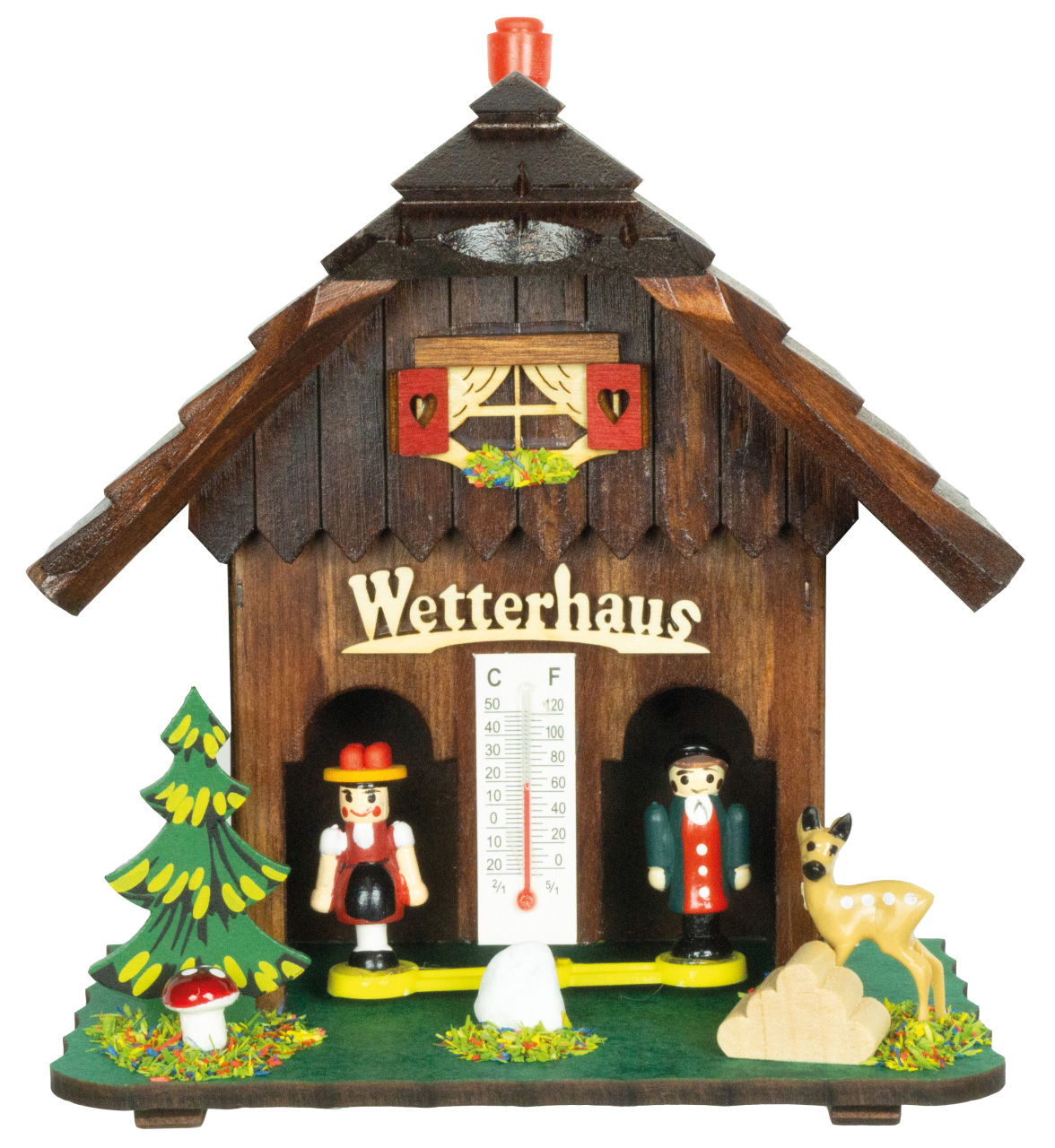 Wetterhaus mit Dachschindeln dunkel Wetterhaus mit Dachschindeln dunkel