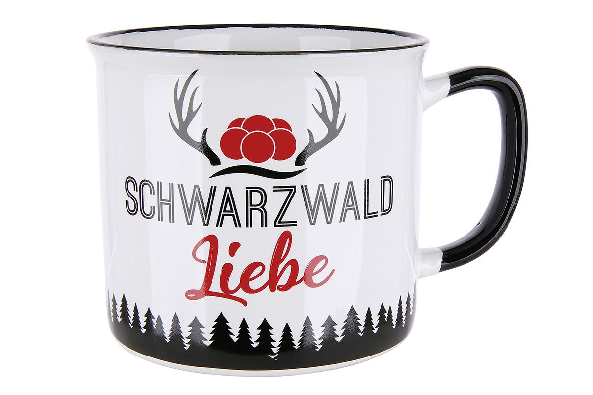 Keramik Tasse "Schwarzwald Liebe"