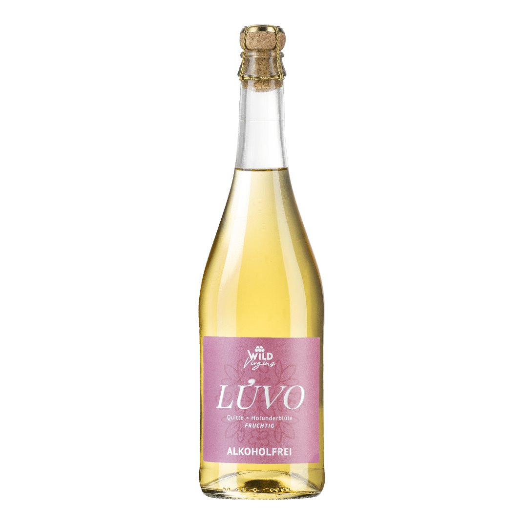LÚVO Quitte X Holunderblüte - Secco Alkoholfrei, 0,75l LÚVO Quitte X Holunderblüte - Secco Alkoholfrei, 0,75l