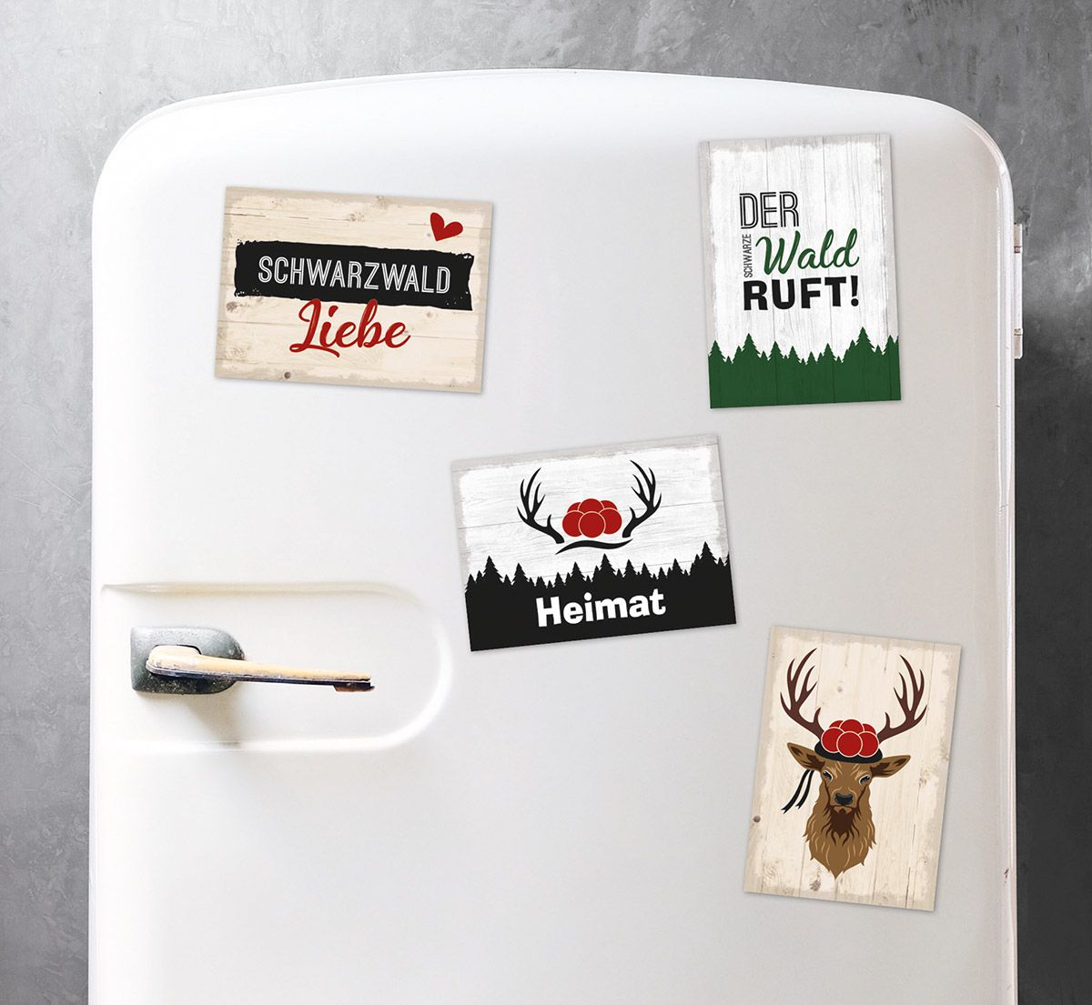 Metall Magnet-Set "Schwarzwald" Metall Magnet-Set "Schwarzwald"