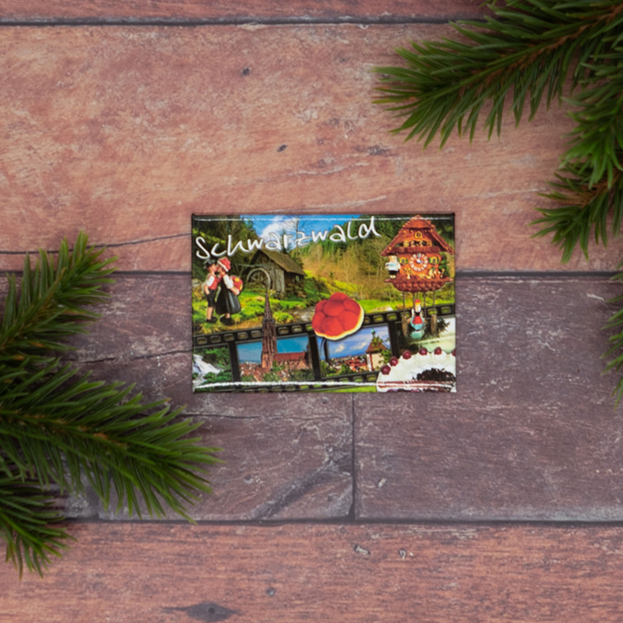 Magnet mit Schwarzwald-Klassiker Magnet mit Schwarzwald-Klassiker