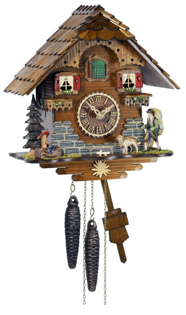 Kuckucksuhr Schwarzwaldhaus 1 Tag 25 cm Kuckucksuhr Schwarzwaldhaus 1 Tag 25 cm