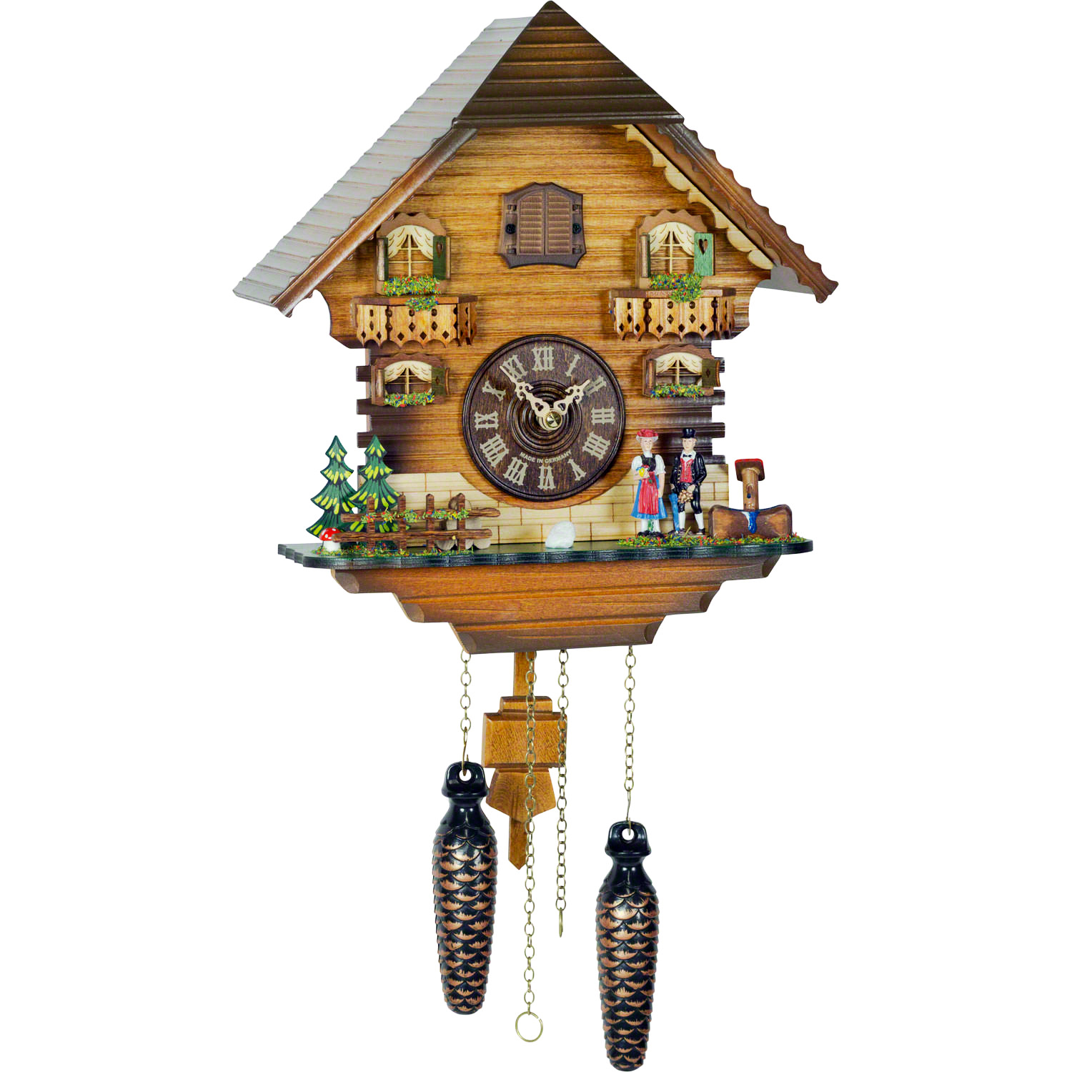 Kuckucksuhr (Quarz) Chalet 31cm Kuckucksuhr (Quarz) Chalet 31cm