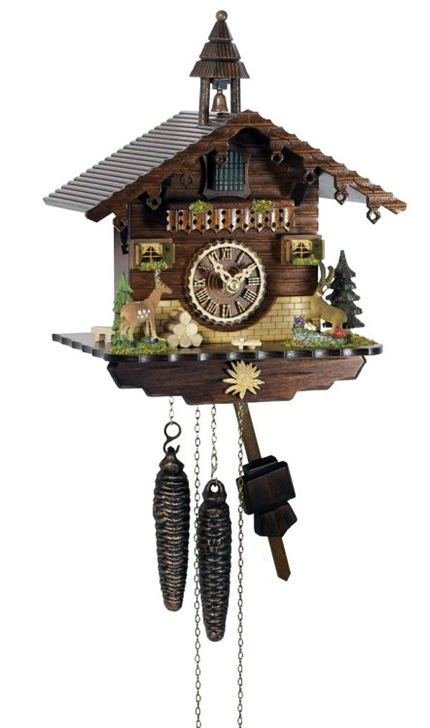 Kuckucksuhr Schwarzwaldhaus 1 Tag 29cm Kuckucksuhr Schwarzwaldhaus 1 Tag 29cm