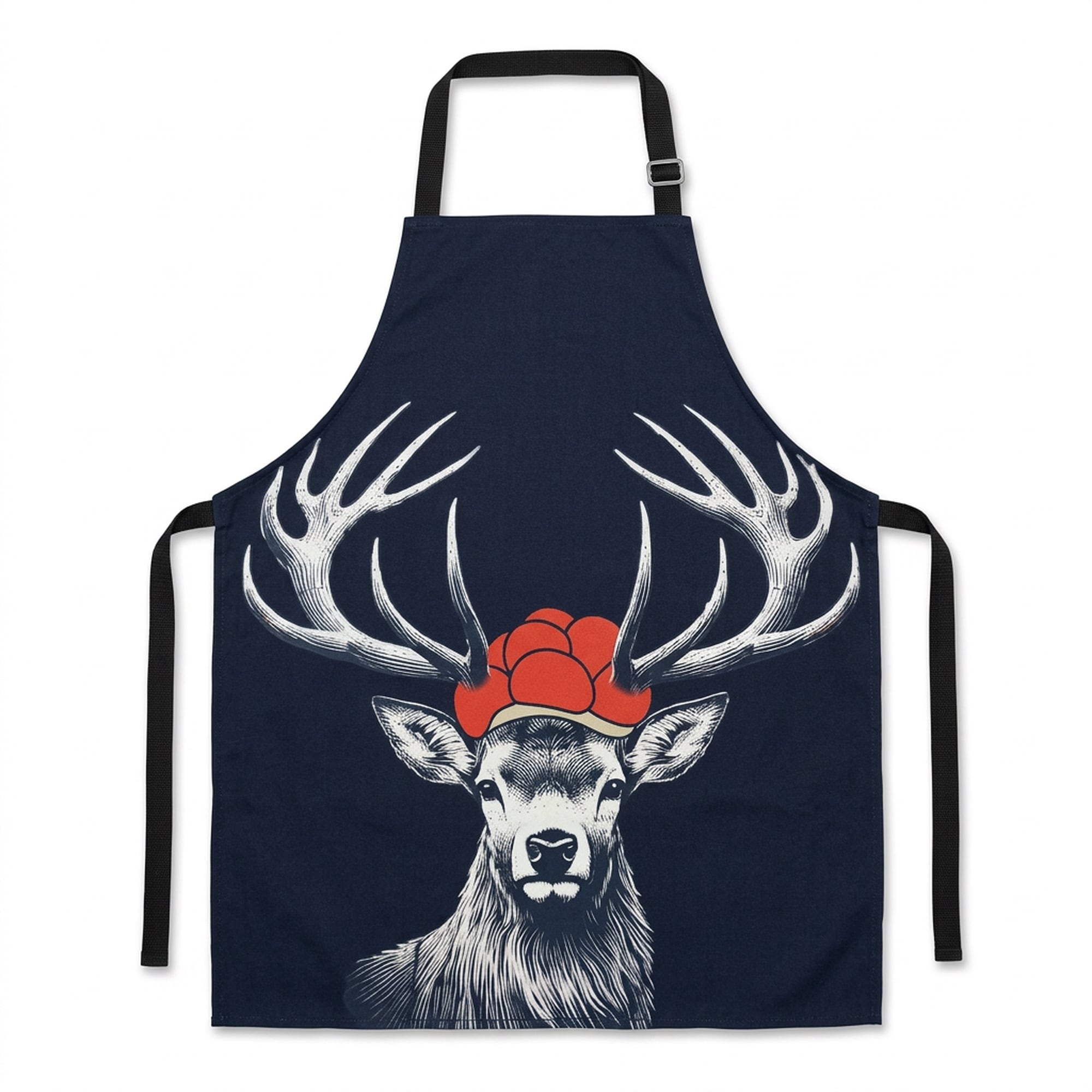 Kochschürze Hirsch mit Bollenhut