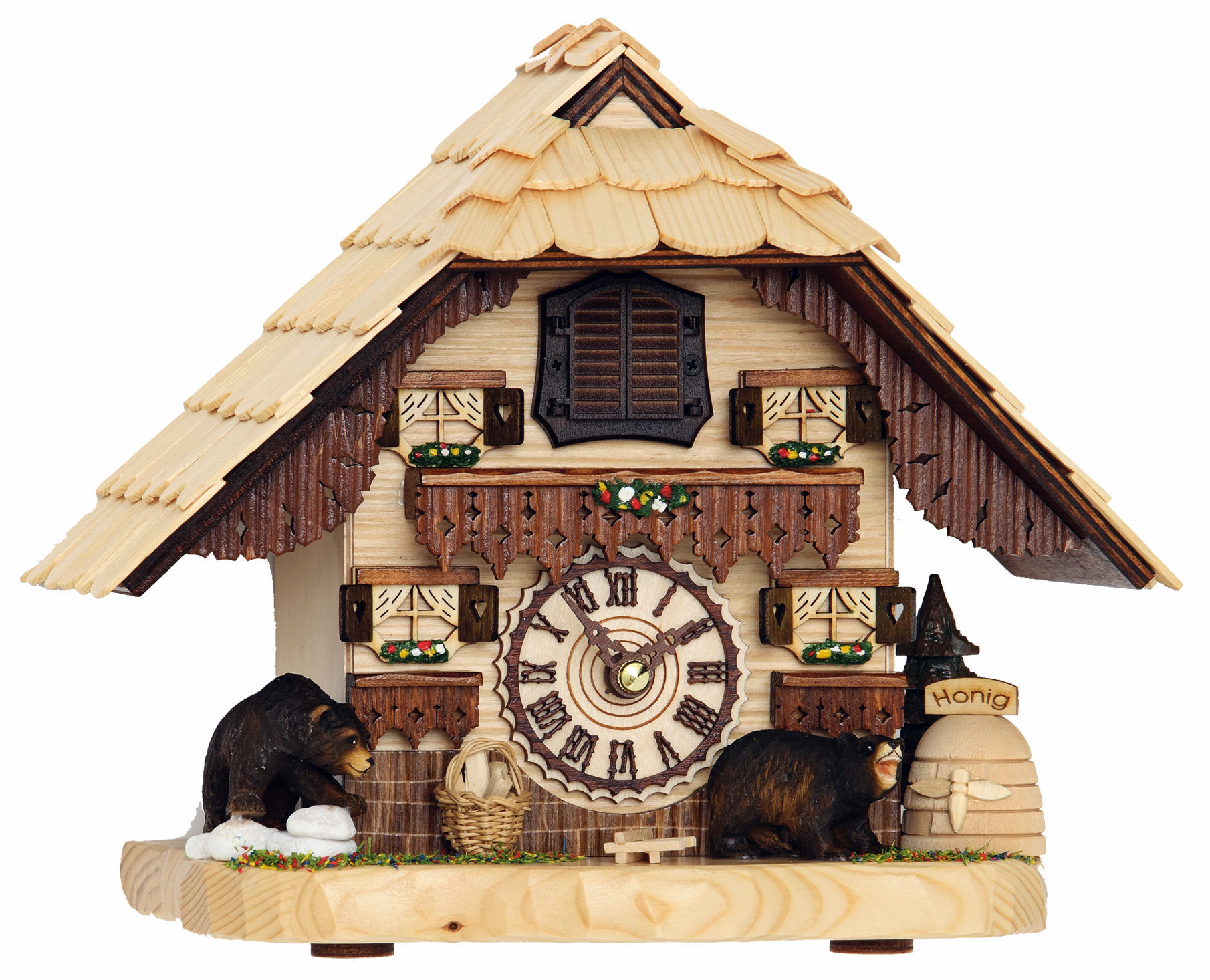Tischuhr Bären 22cm Tischuhr Bären 22cm