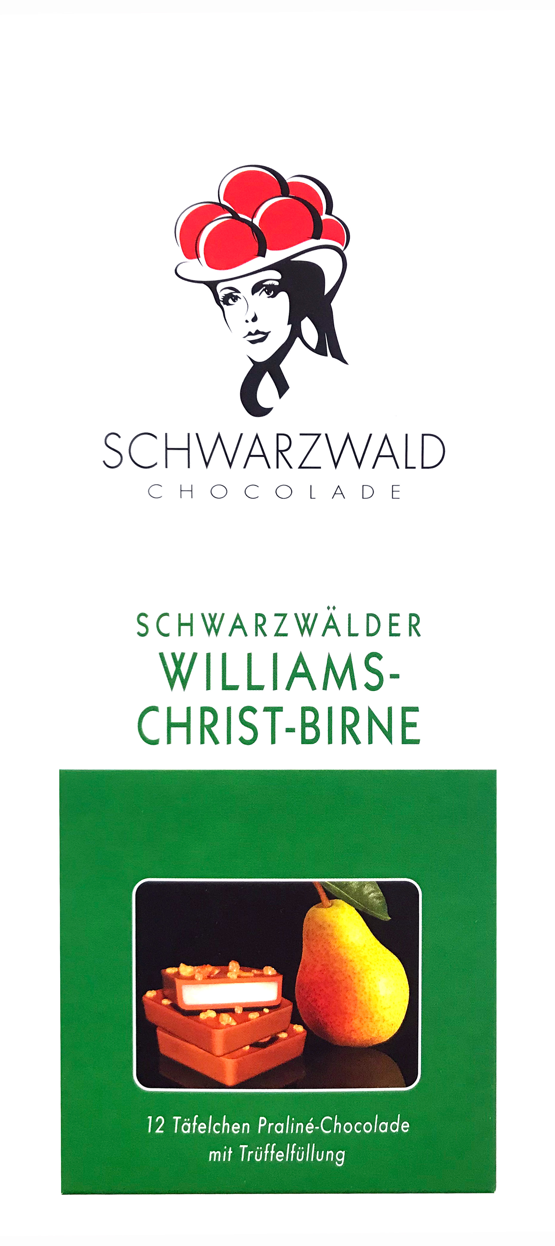 Schwarzwälder Williams Christ-Birne Chocolade Schwarzwälder Williams Christ-Birne Chocolade