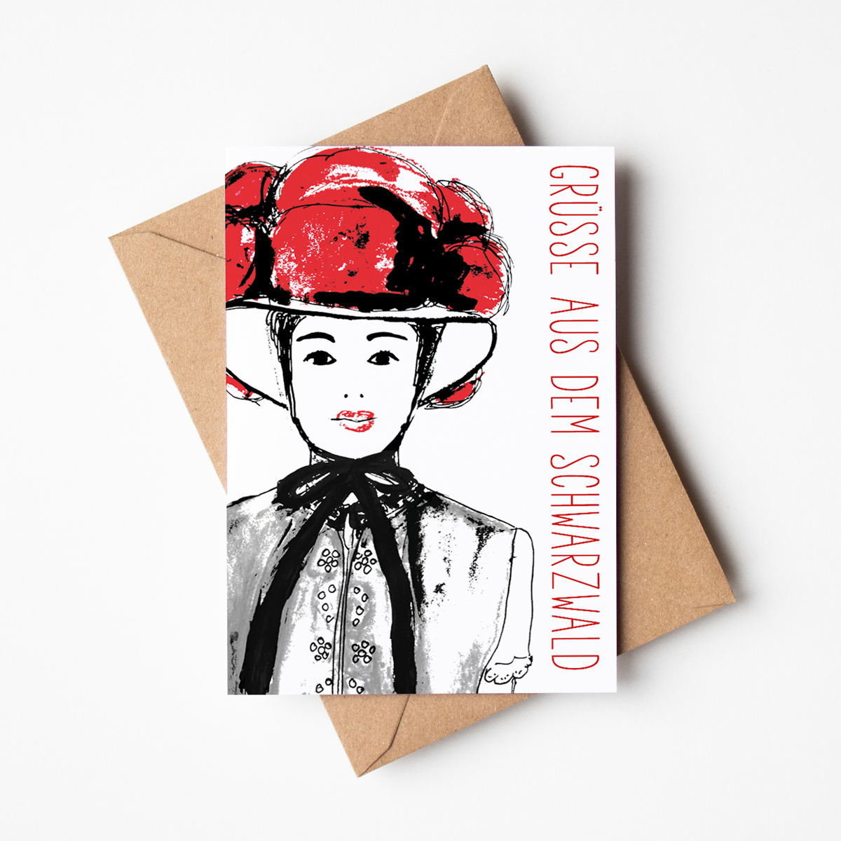 Postkarte "Grüsse aus dem Schwarzwald" Postkarte "Grüsse aus dem Schwarzwald"