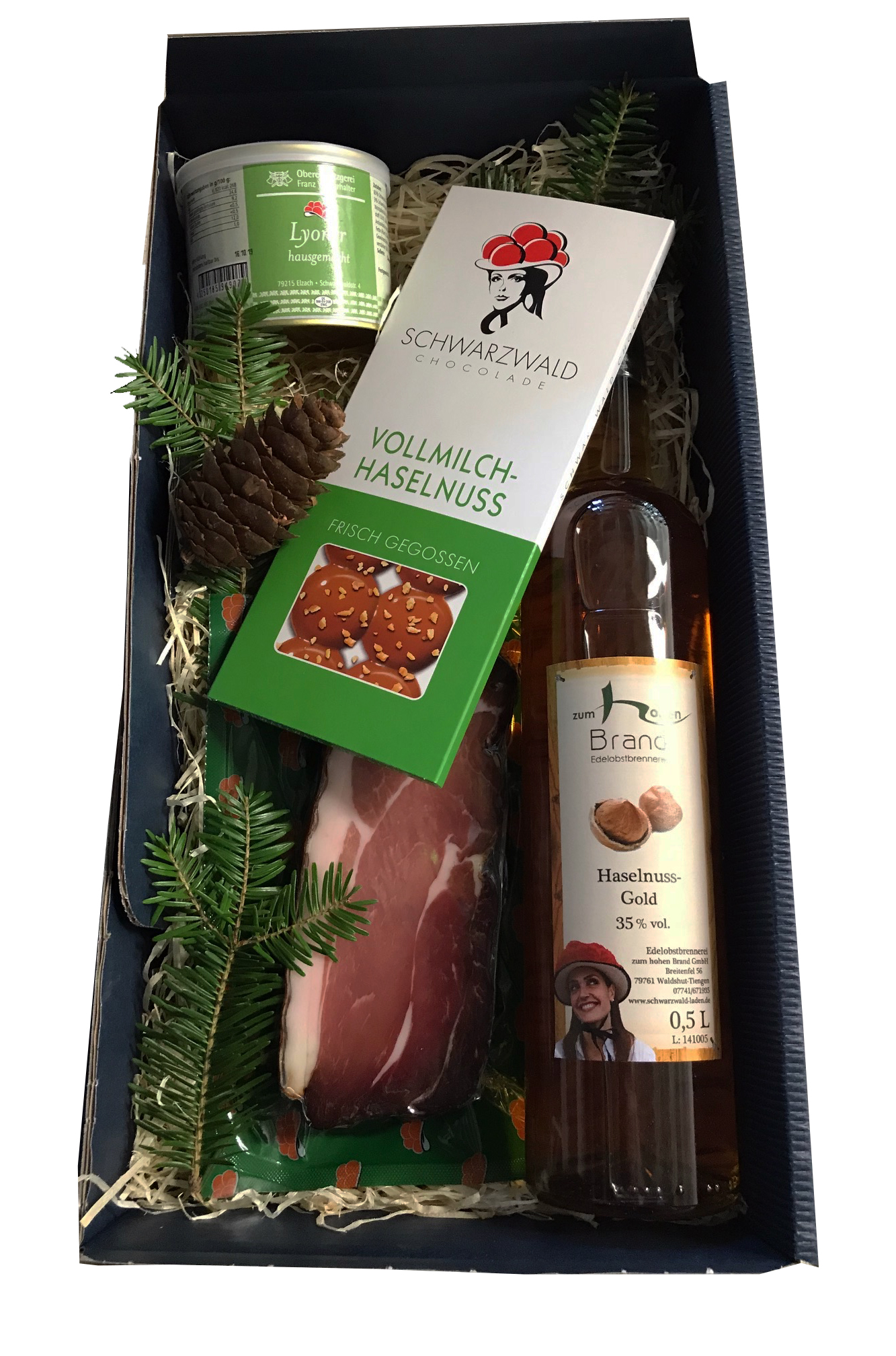 "Ganz schön nussig" Geschenkbox Geschenkbox Haselnuss