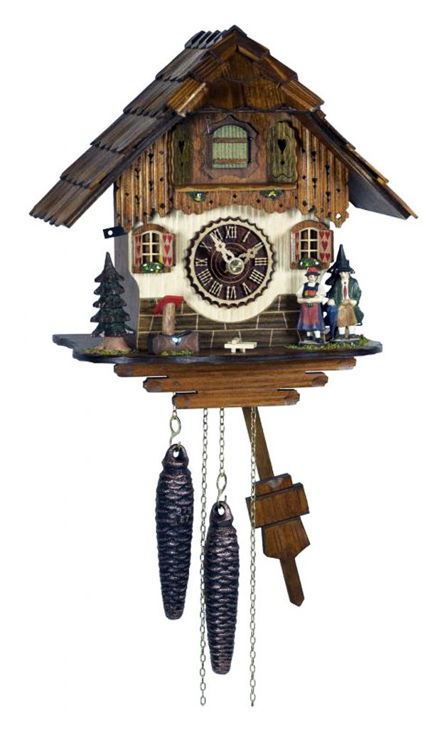 Kuckucksuhr Schwarzwaldhaus 1 Tag 25 cm Kuckucksuhr Schwarzwaldhaus 1 Tag 25 cm