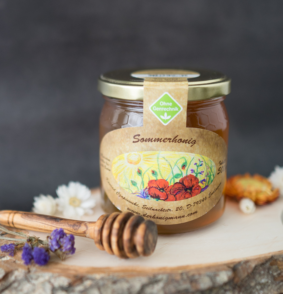 Sommerhonig, 500gr. Sommerhonig, 500gr.