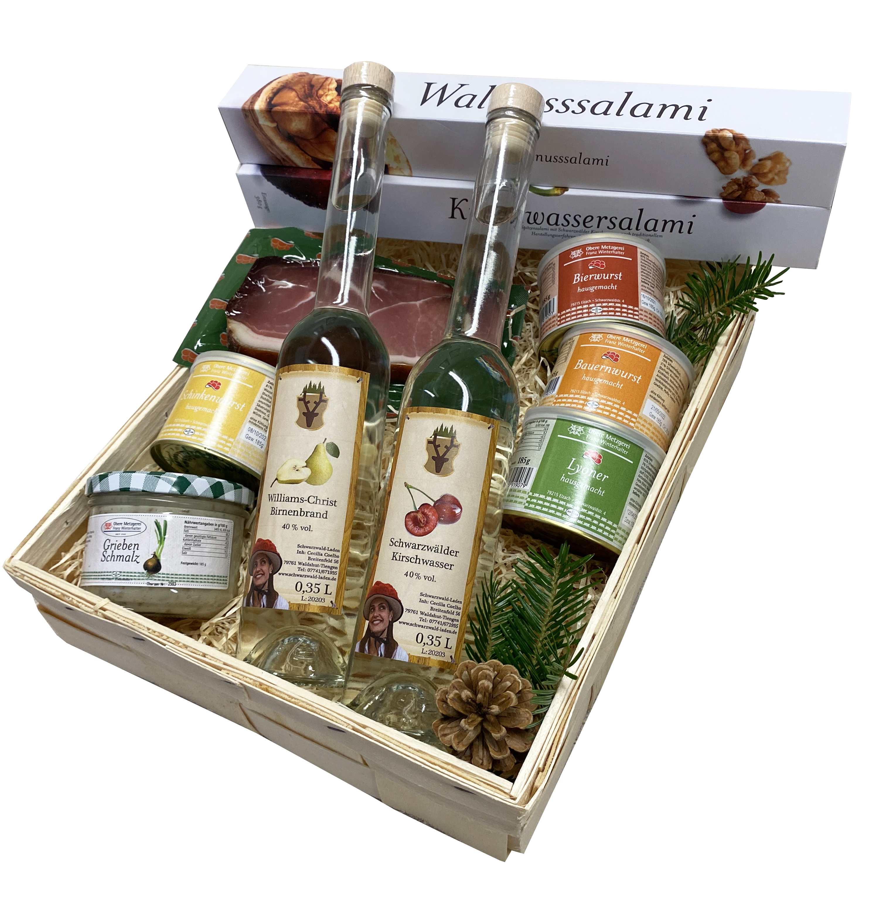 Geschenkkorb "herzhafte Freuden" Geschenkkorb "herzhafte Freuden"