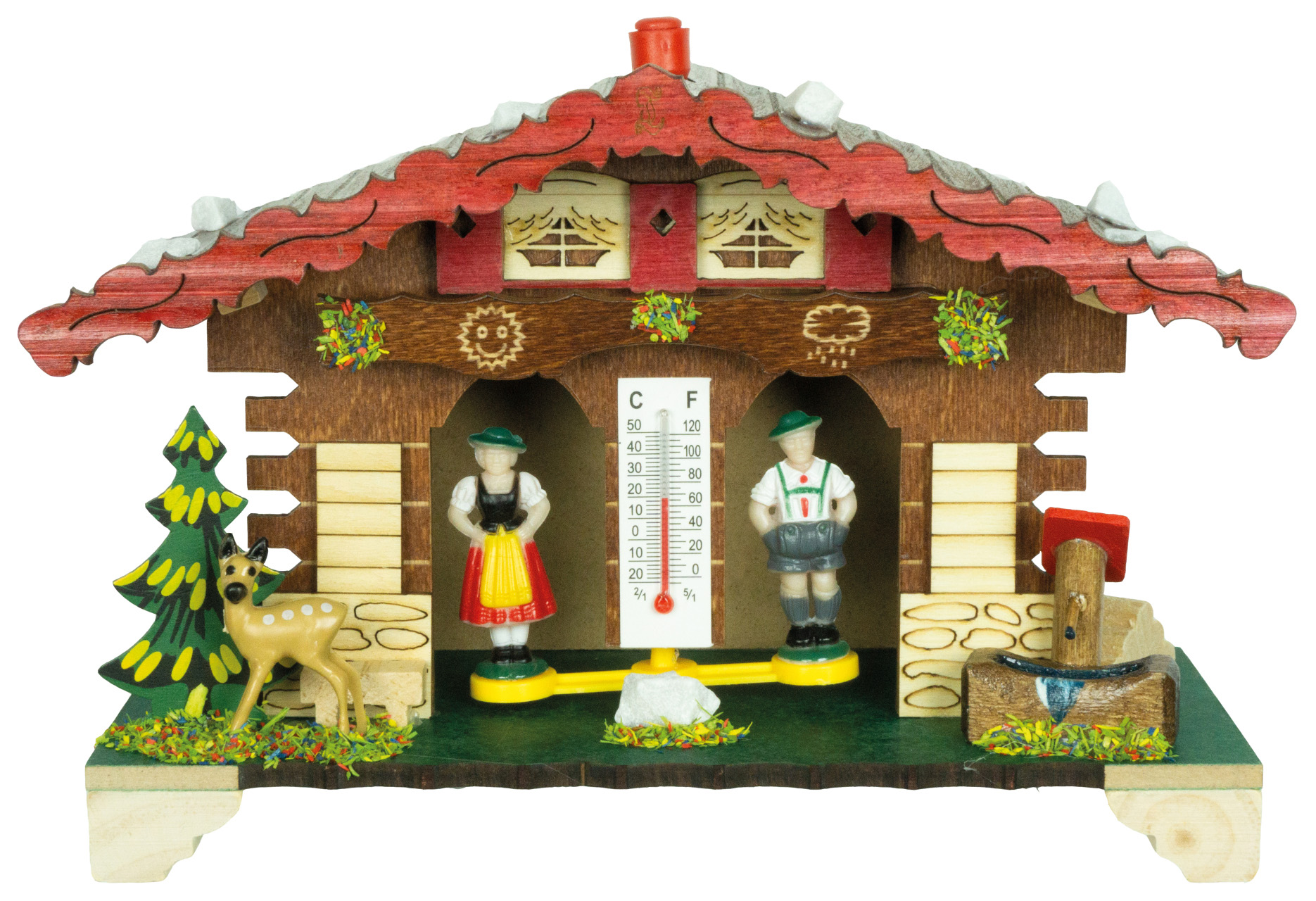 Wetterhäuschen handbemalt T0807 Wetterhäuschen handbemalt T0807
