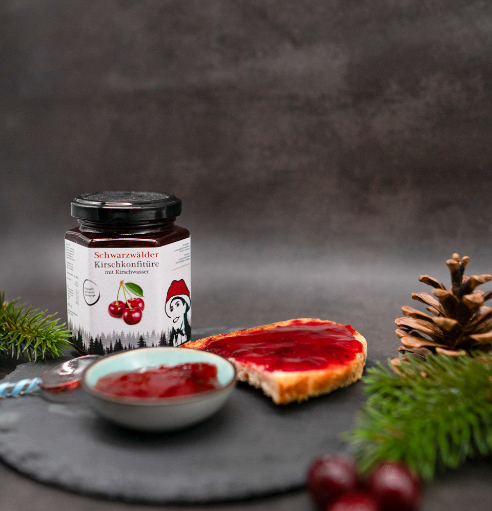 Kirschkonfitüre mit Kirschwasser, 225gr. Kirschkonfitüre mit Kirschwasser, 225gr.