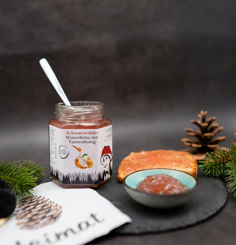 Winterbirne mit Tannenhonig, 225gr. Winterbirne mit Tannenhonig, 225gr.
