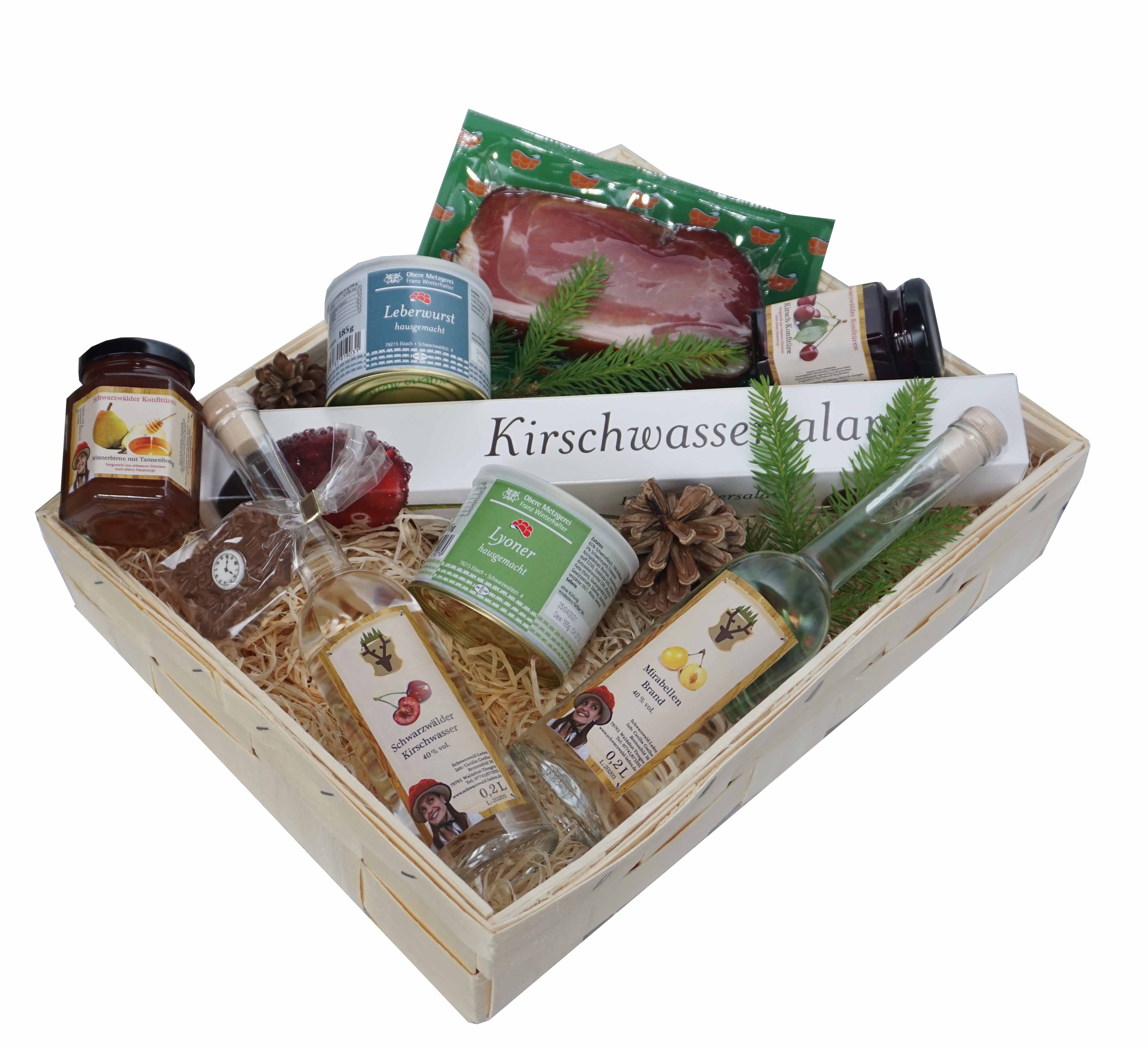 Geschenkkorb "Schwarzwald Leckereien" Geschenkkorb "Schwarzwald Leckereien"