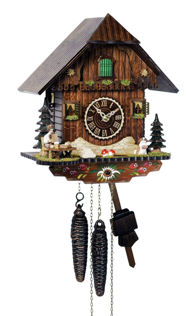 Kuckucksuhr Schwarzwaldhaus 1 Tag 25 cm Kuckucksuhr Schwarzwaldhaus 1 Tag 25 cm