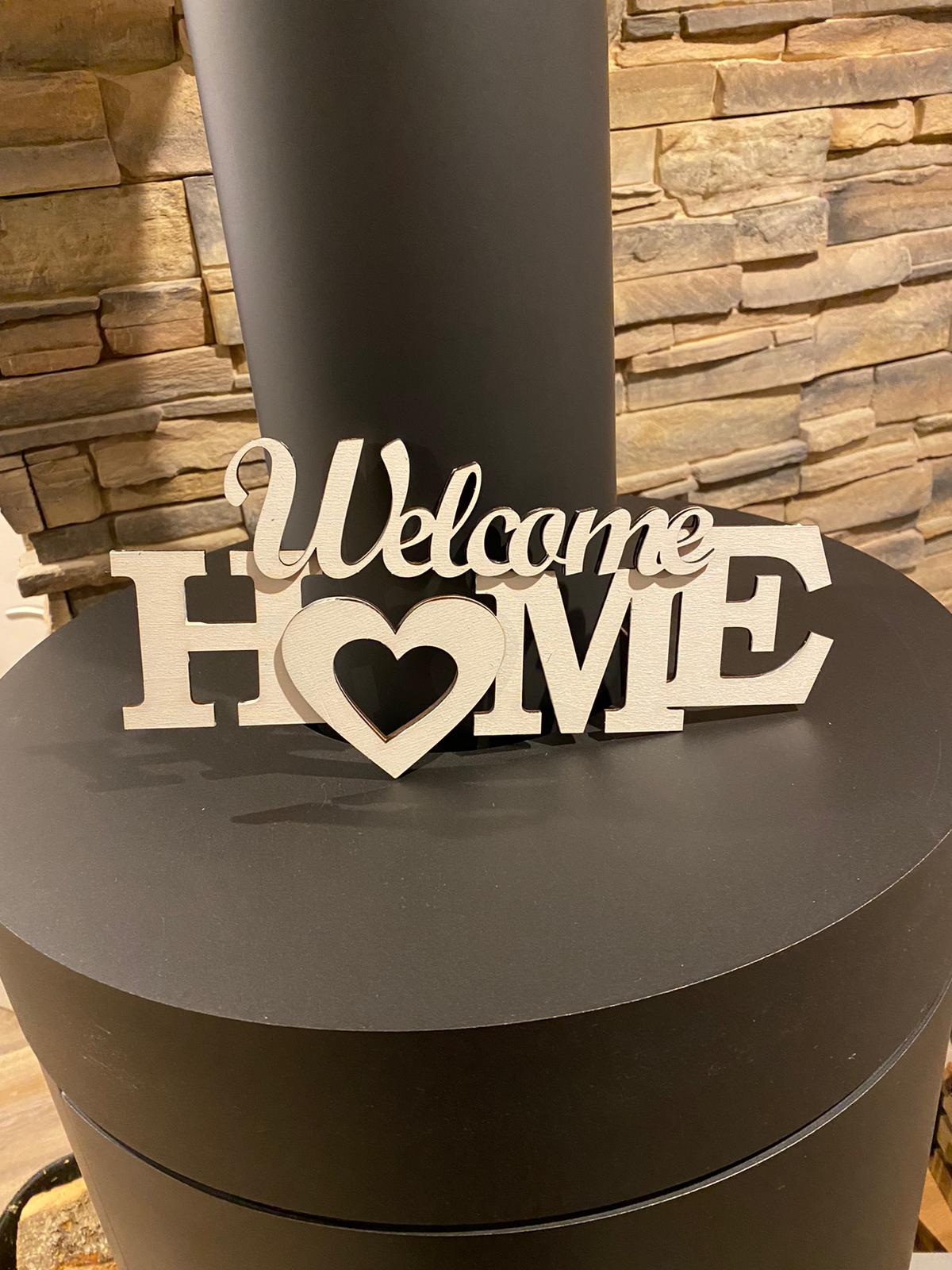 Schriftzug Welcome Home Schriftzug Welcome Home