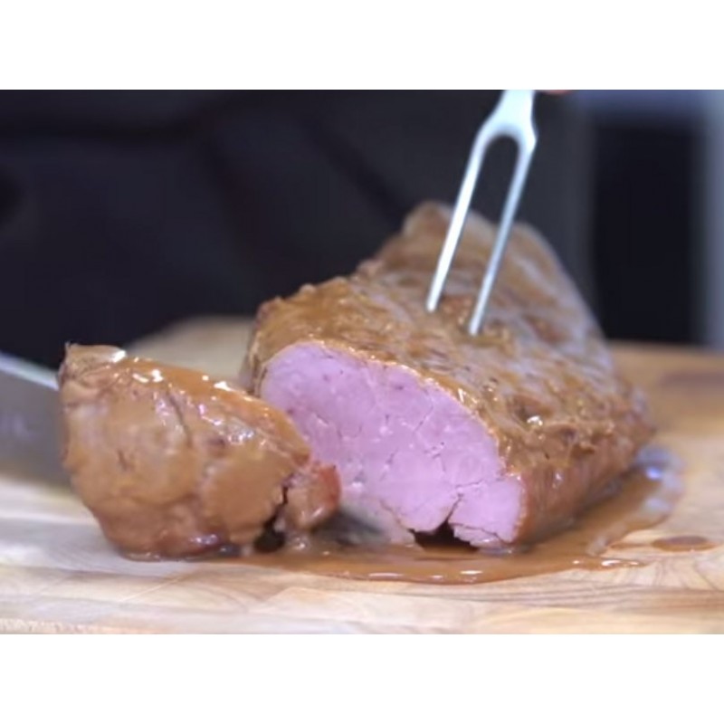 Schweinefilet in Steinpilz-Rahmsoße Schweinefilet im Kochbeutel