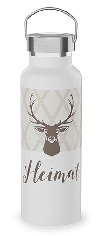 Thermoflasche mit Hirschkopf - Heimat Thermoflasche mit Hirschkopf - Heimat